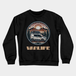 Transit connect camper conversion Crewneck Sweatshirt